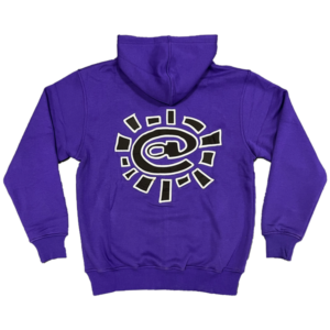 always up hoodie purple zip