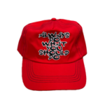 cohesive nylon cap – red